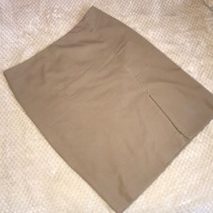 Unique J. McLaughlin khaki pencil skirt!